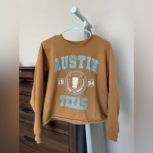 Buckle Cropped Sweater